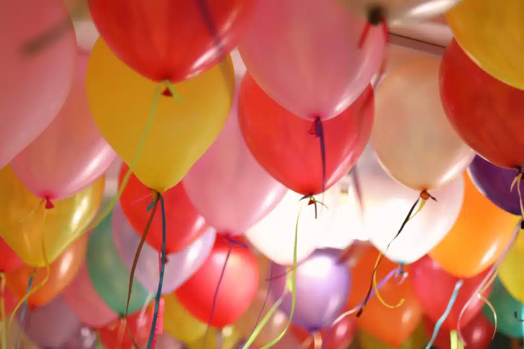 kolorowe baloniki