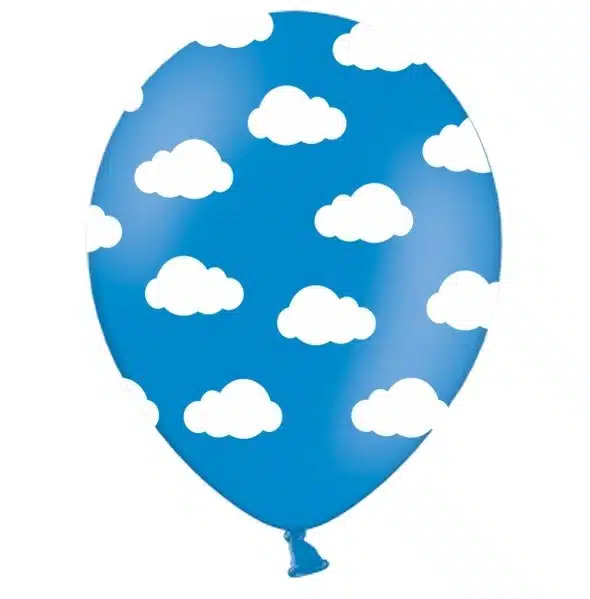 Balon Chmurki Niebieski