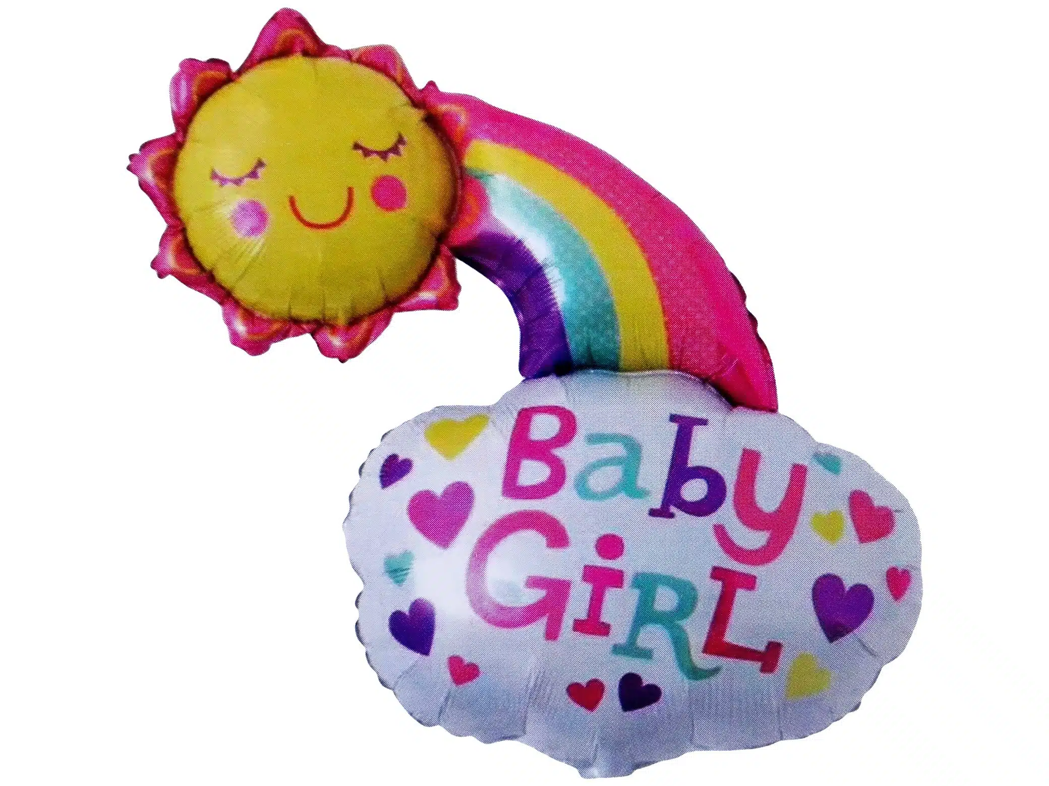 Balon foliowy Baby Girl, Chmurka
