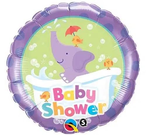 Balon foliowy baby shower ze słonikiem