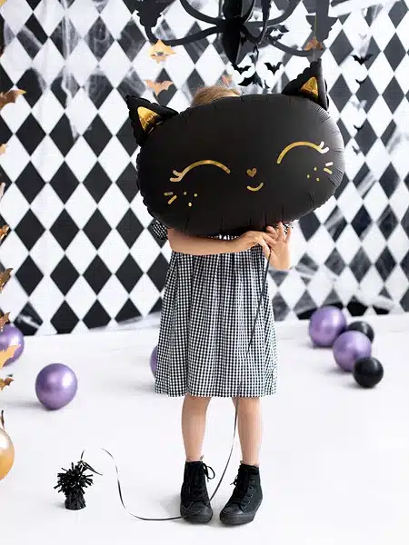 Balon foliowy KOTEK Black Cat Matowy