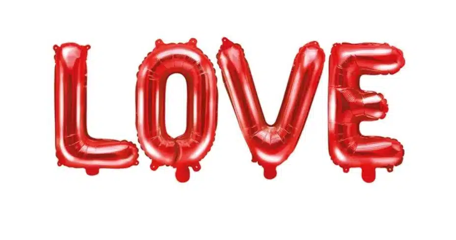 Balon foliowy Love Walentynki