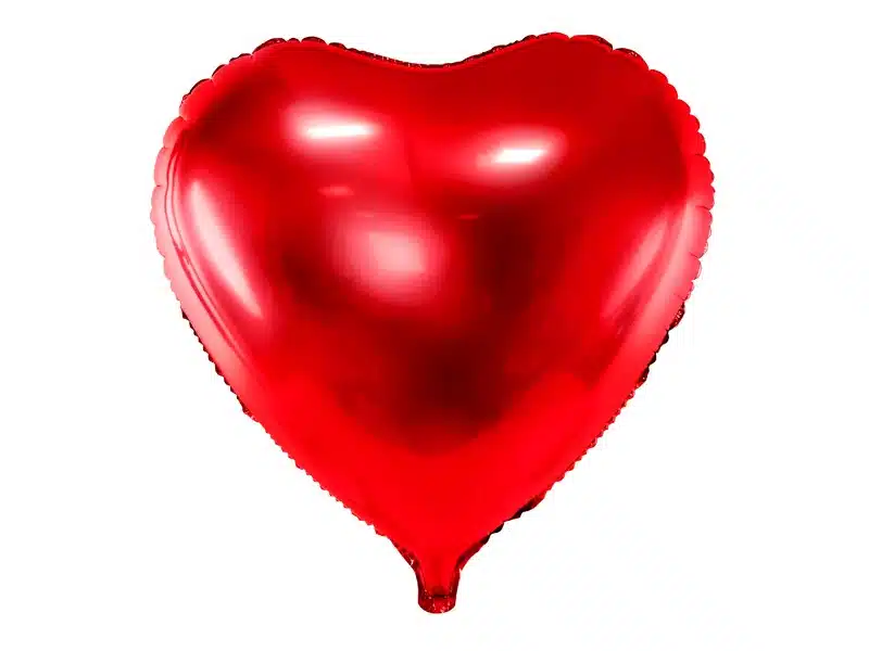 Balon foliowy Serce czerwone 45cm