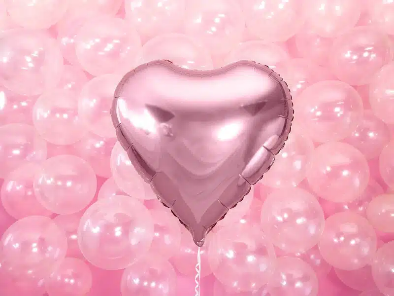 Balon foliowy Serce różowe 60cm