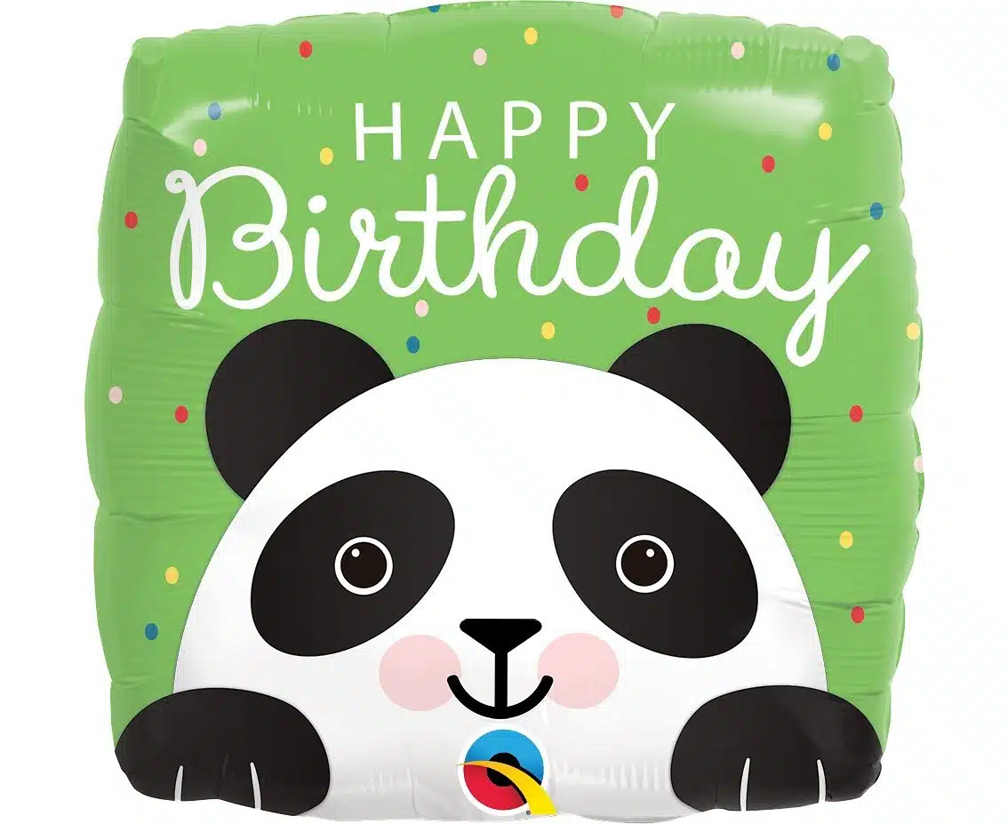 Balon foliowy Urodzinowa Panda