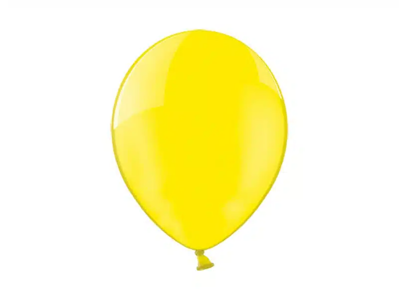 Balony krystaliczne 10'' Żółte