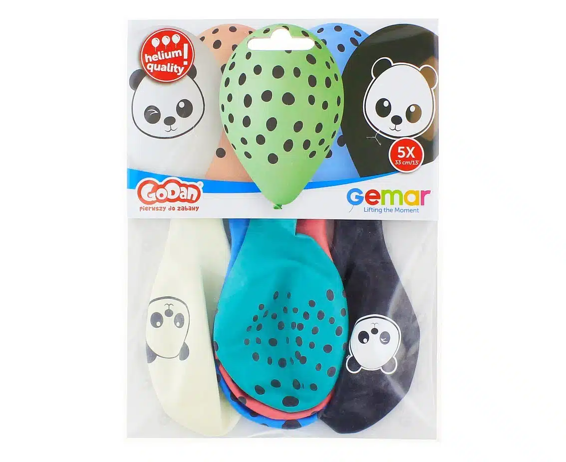 Balony lateksowe Premium Panda 