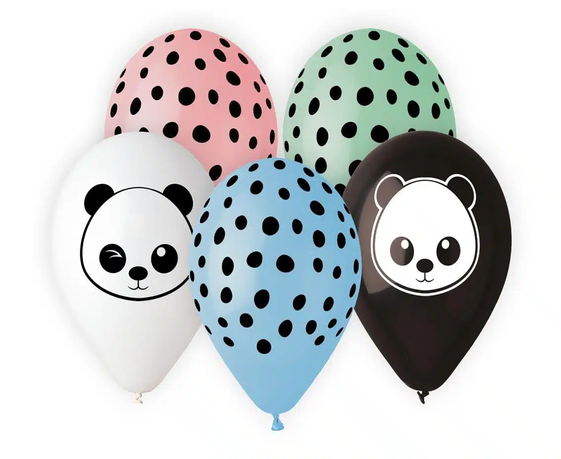 Balony lateksowe Premium Panda 
