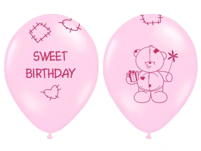Balony na 1 urodziny SWEET BIRTHDAY 