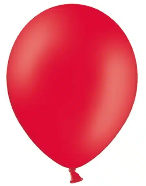 Balony pastelowe 12 Czerwone 