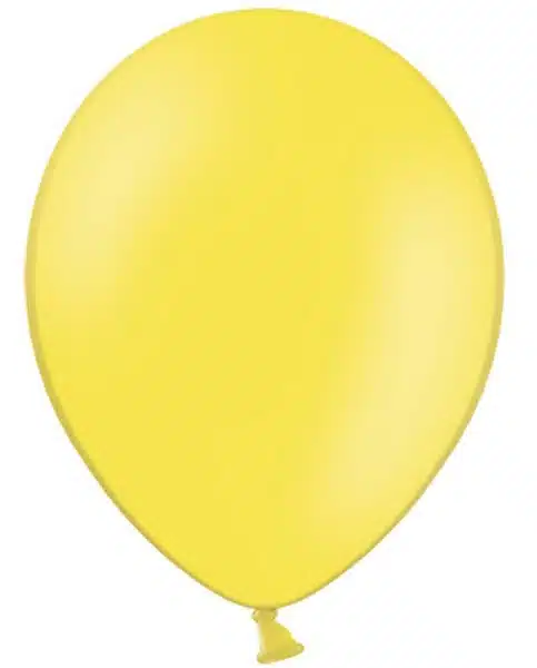 Balony pastelowe 12 Żółte 