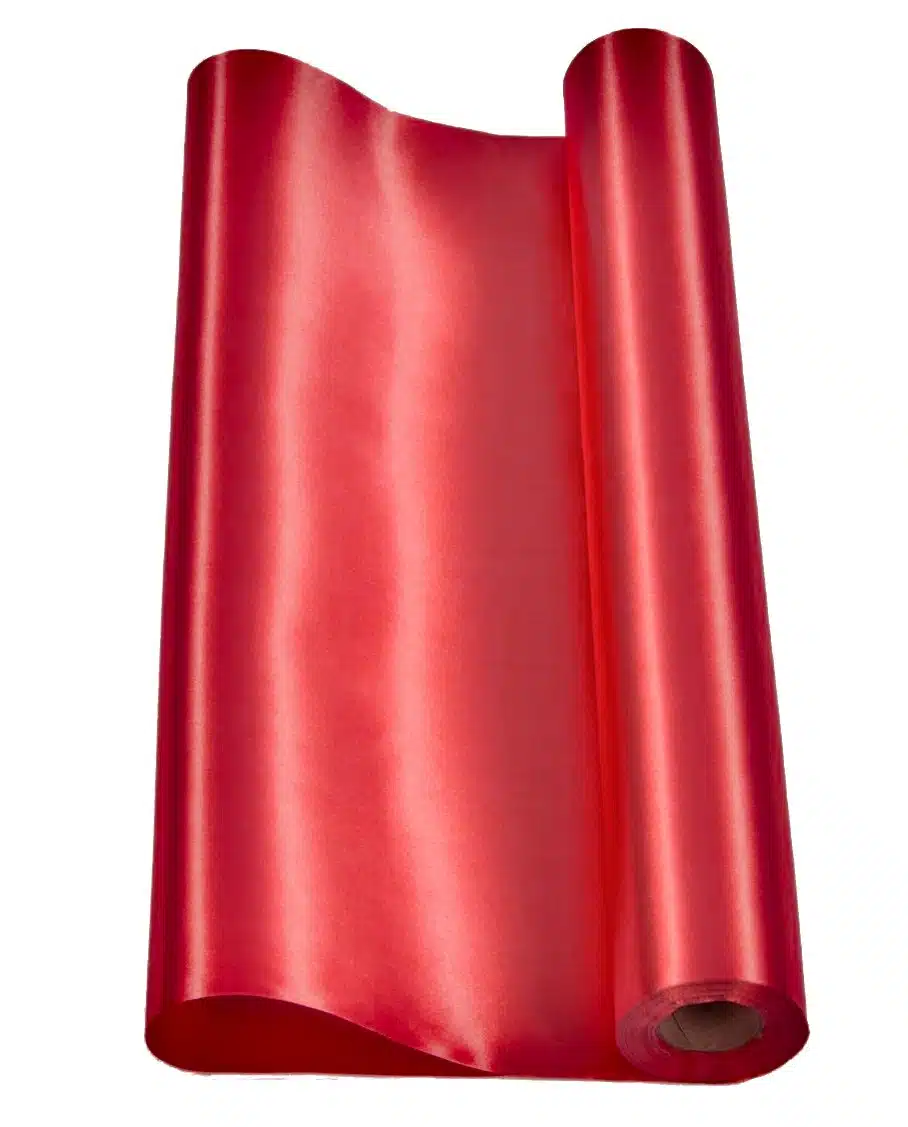 Bieżnik Satynowy Czerwony 36cm x 9m