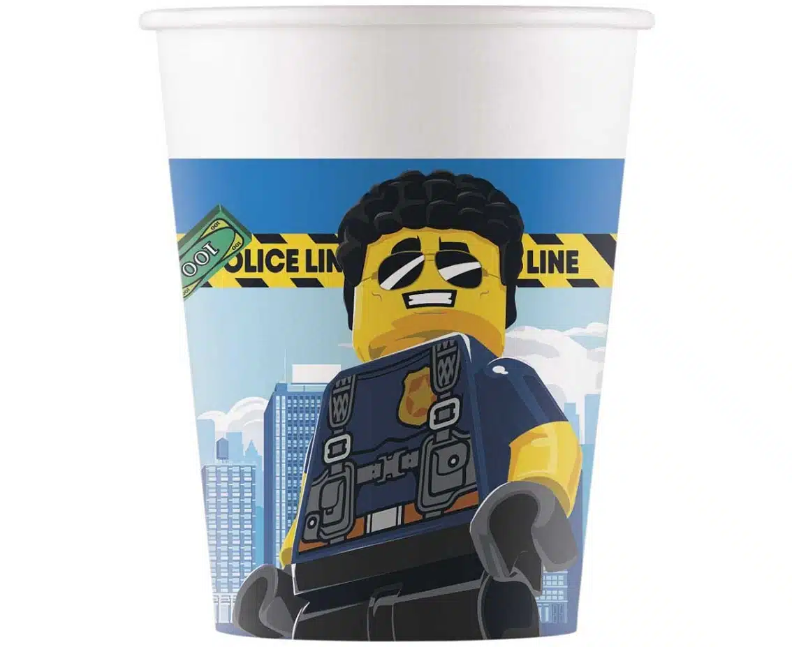Kubeczki papierowe Lego City