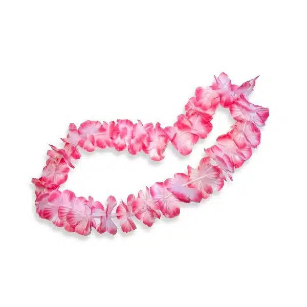 Naszyjnik hawajski różowy