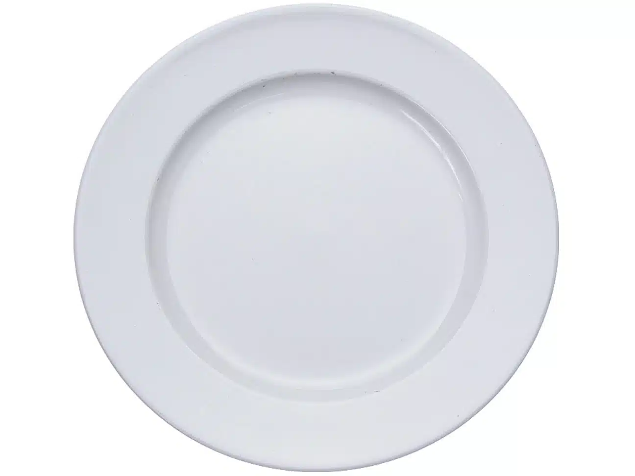 Plastikowy talerz, Podkład Biały 28cm