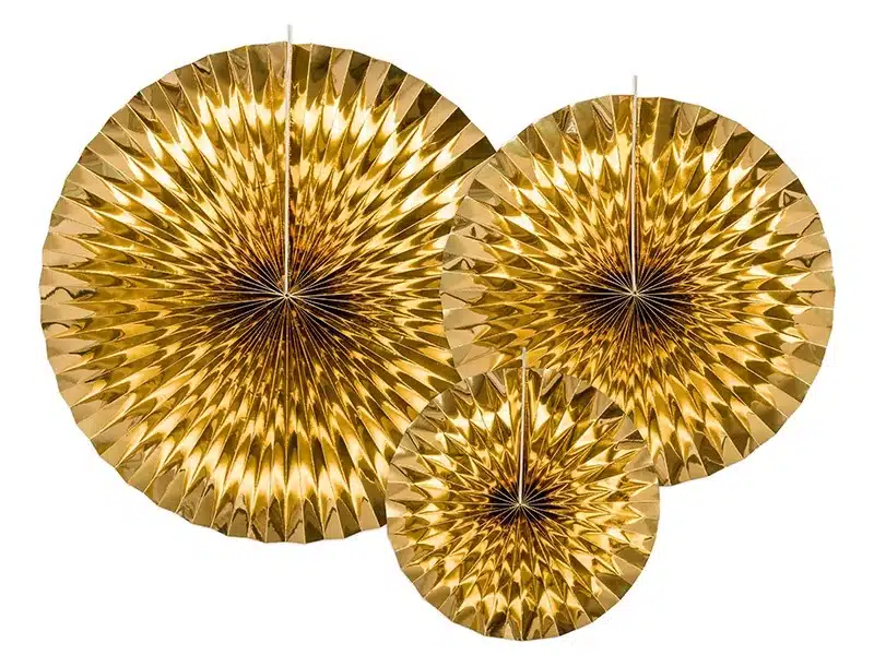 Rozety dekoracyjne złote