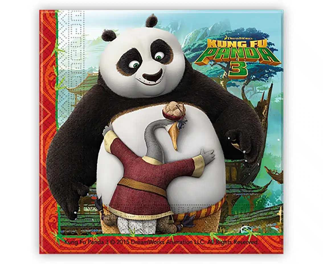 Serwetki papierowe KungFu Panda