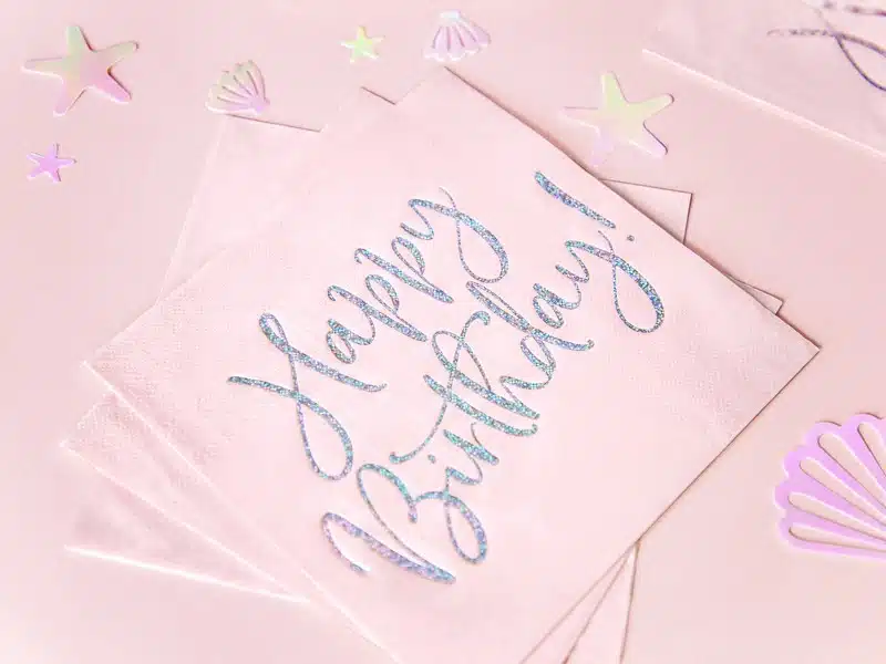 Serwetki papierowe urodzinowe j.róż napis holo