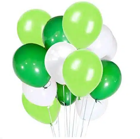 Zestaw na Urodziny Balony Greenery 24 szt.