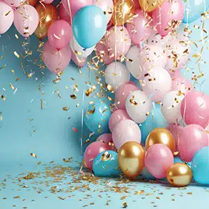 Dekoracje na każde urodziny. Balony, konfetti, toppery i prezenty