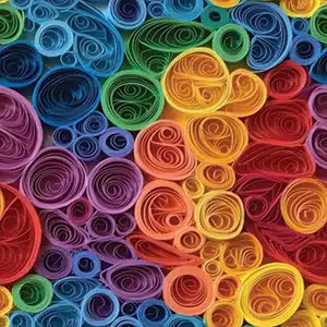 Kolorowe filce dekoracyjne w rolce i na metry